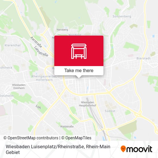 Wiesbaden Luisenplatz / Rheinstraße map
