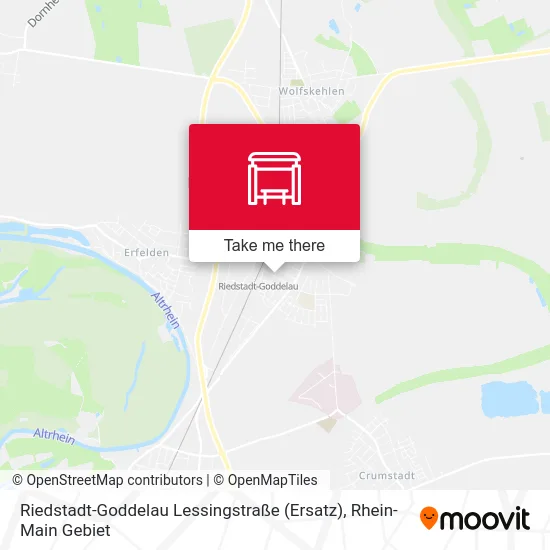 Riedstadt-Goddelau Lessingstraße (Ersatz) map