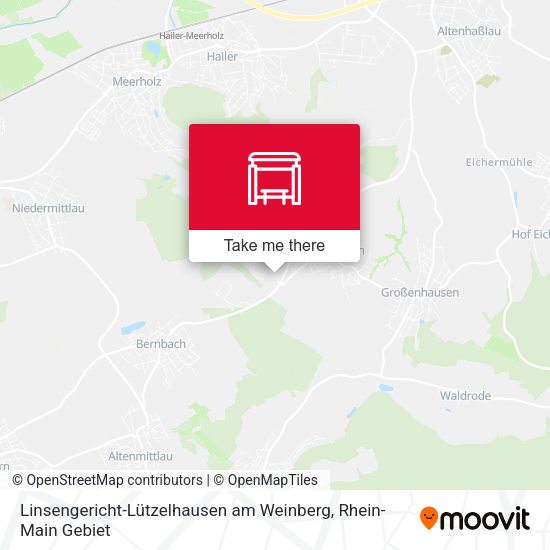Linsengericht-Lützelhausen am Weinberg map