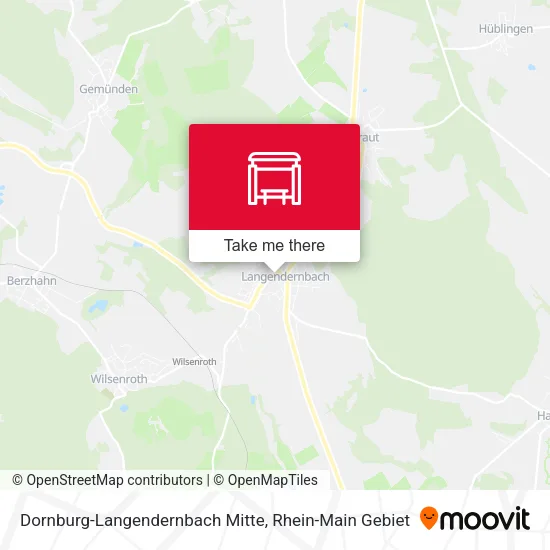Карта Dornburg-Langendernbach Mitte