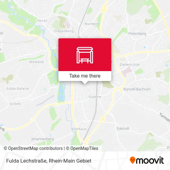 Карта Fulda Lechstraße