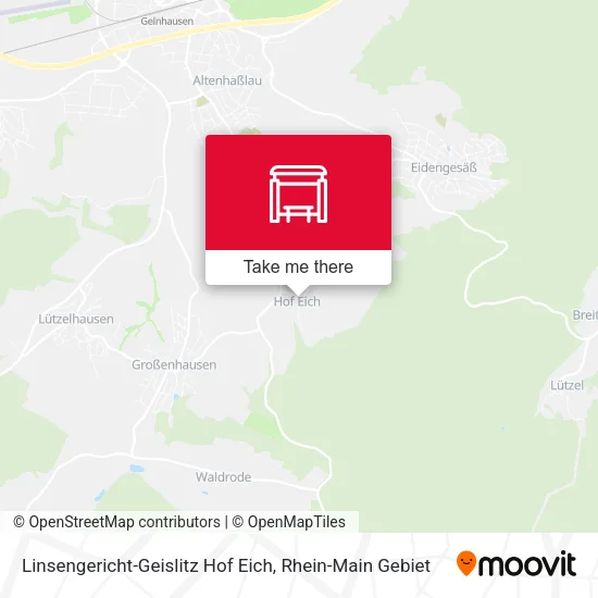 Карта Linsengericht-Geislitz Hof Eich