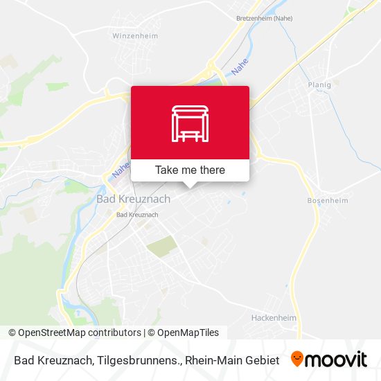 Bad Kreuznach, Tilgesbrunnens. map