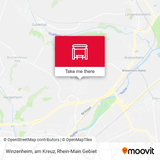 Карта Winzenheim, am Kreuz