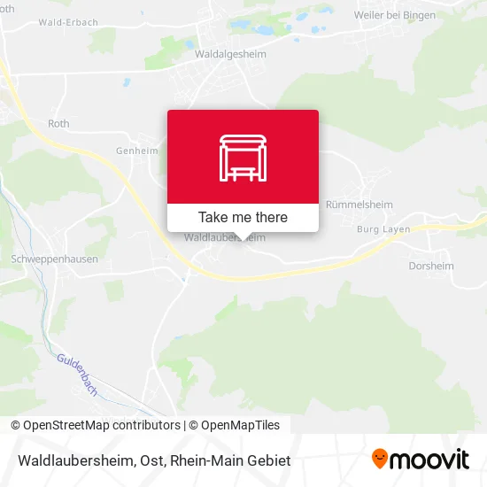 Waldlaubersheim, Ost map