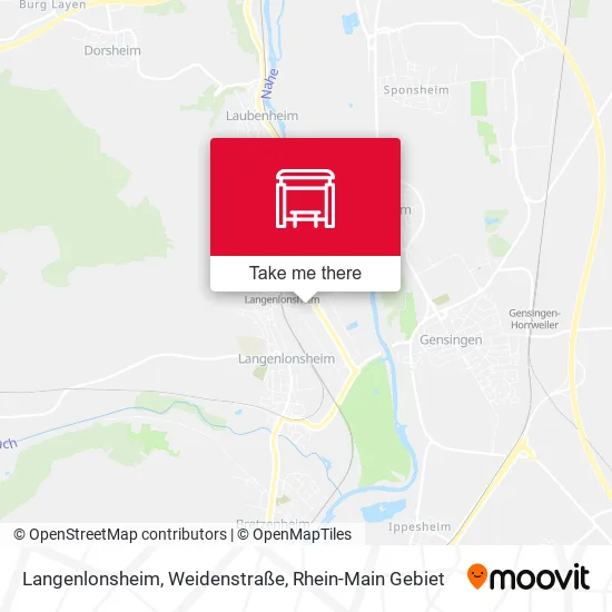 Карта Langenlonsheim, Weidenstraße