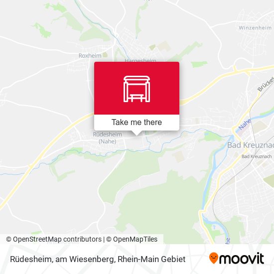 Карта Rüdesheim, am Wiesenberg