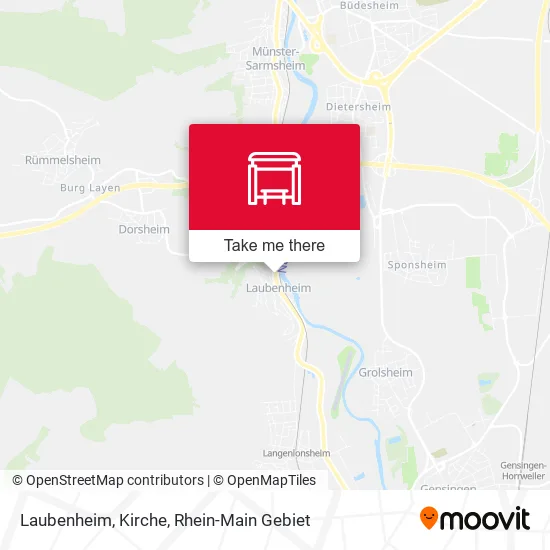 Laubenheim, Kirche map