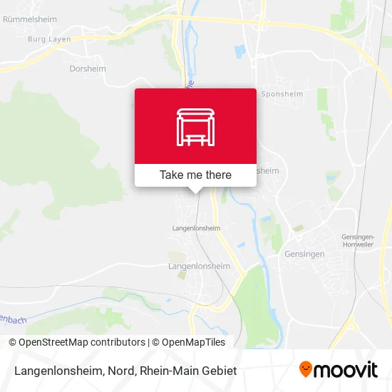 Карта Langenlonsheim, Nord