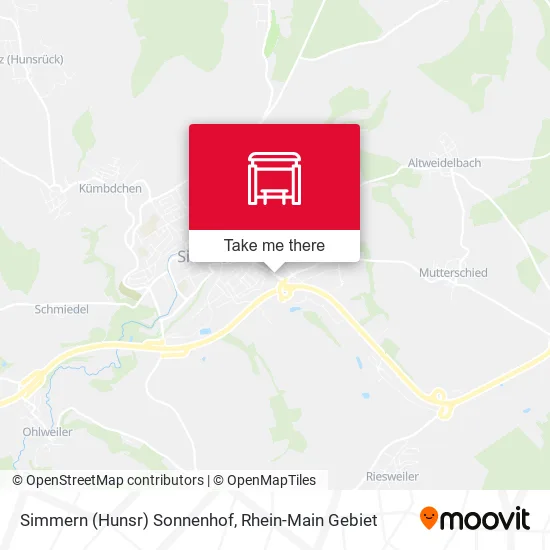 Карта Simmern (Hunsr) Sonnenhof