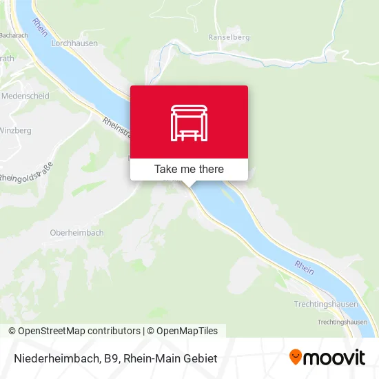 Карта Niederheimbach, B9