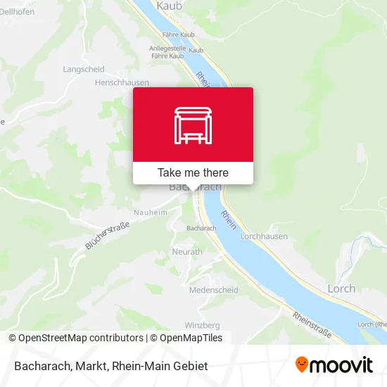Карта Bacharach, Markt