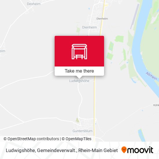 Ludwigshöhe, Gemeindeverwalt. map