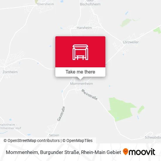 Карта Mommenheim, Burgunder Straße