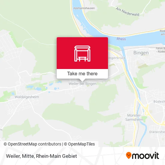Weiler, Mitte map