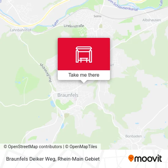 Карта Braunfels Deiker Weg