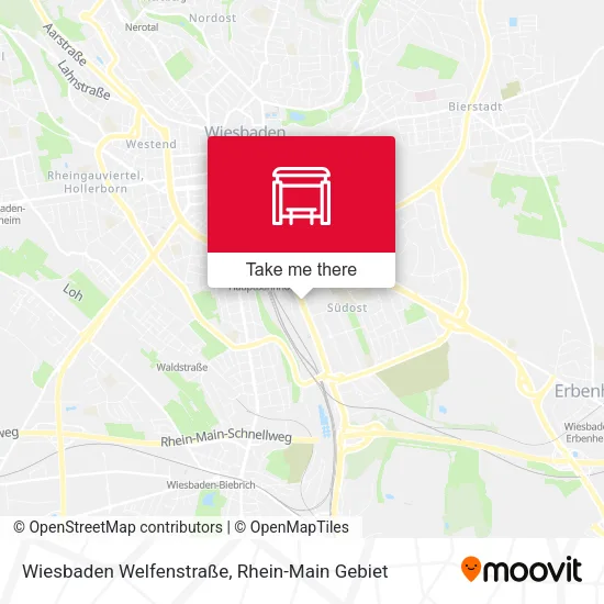 Карта Wiesbaden Welfenstraße