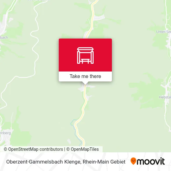 Карта Oberzent-Gammelsbach Klenge