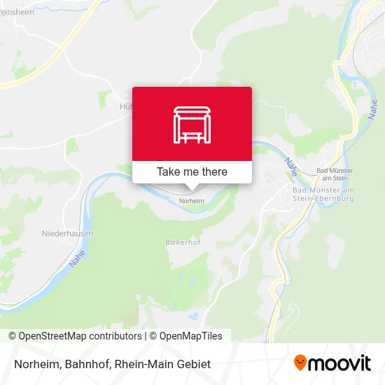 Norheim, Bahnhof map