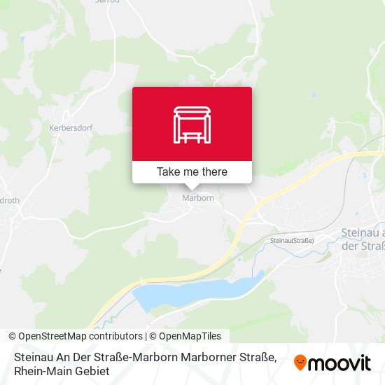 Steinau An Der Straße-Marborn Marborner Straße map