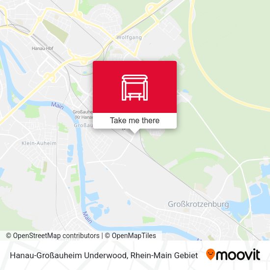 Hanau-Großauheim Underwood map