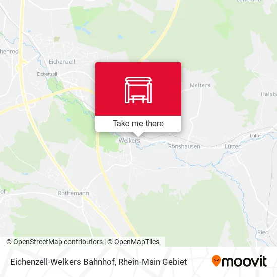 Карта Eichenzell-Welkers Bahnhof