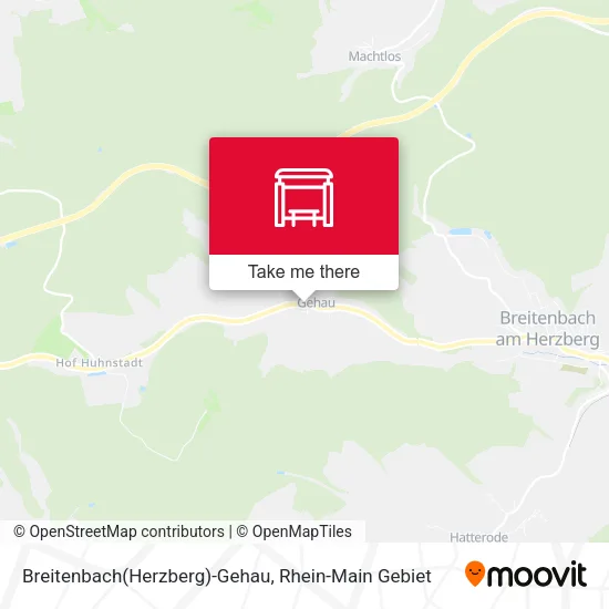 Карта Breitenbach(Herzberg)-Gehau