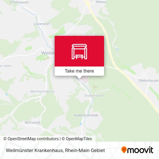 Weilmünster Krankenhaus map
