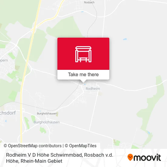 Карта Rodheim V D Höhe Schwimmbad, Rosbach v.d. Höhe