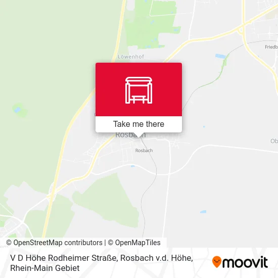 Карта V D Höhe Rodheimer Straße, Rosbach v.d. Höhe