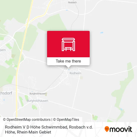 Карта Rodheim V D Höhe Schwimmbad, Rosbach v.d. Höhe