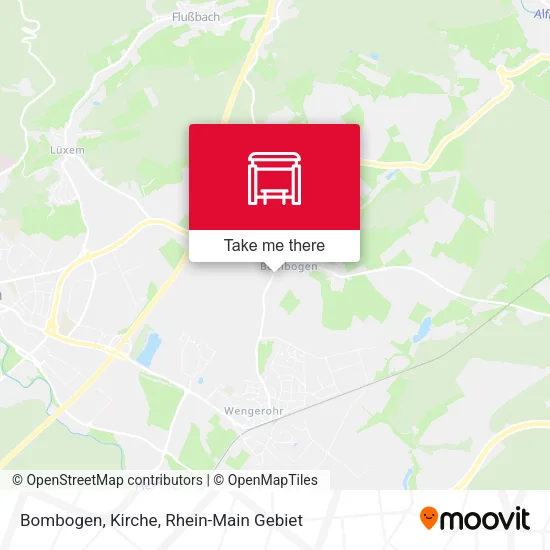 Bombogen, Kirche map