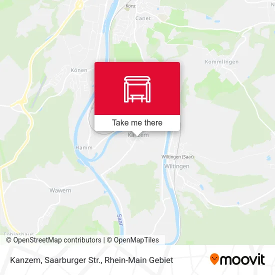 Карта Kanzem, Saarburger Str.