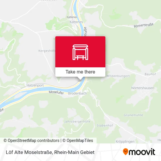 Карта Löf Alte Moselstraße