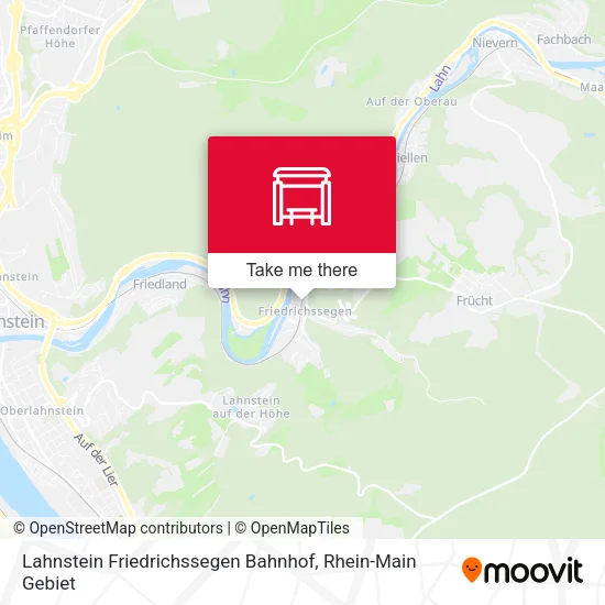 Карта Lahnstein Friedrichssegen Bahnhof