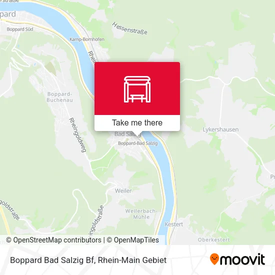 Карта Boppard Bad Salzig Bf