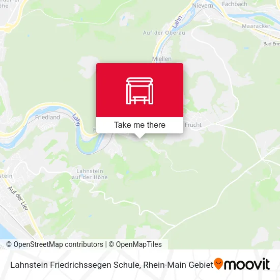 Карта Lahnstein Friedrichssegen Schule