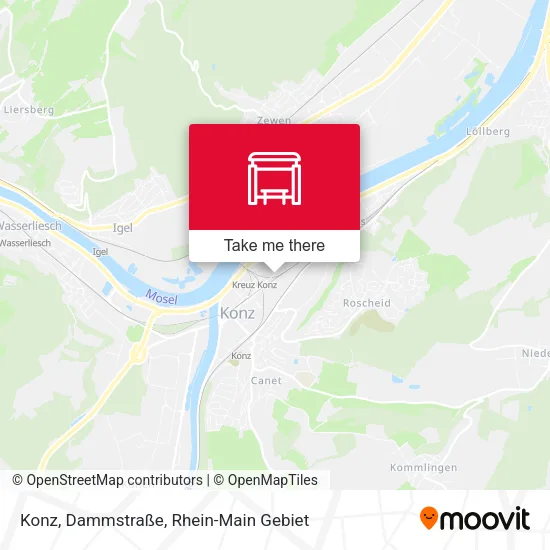 Карта Konz, Dammstraße