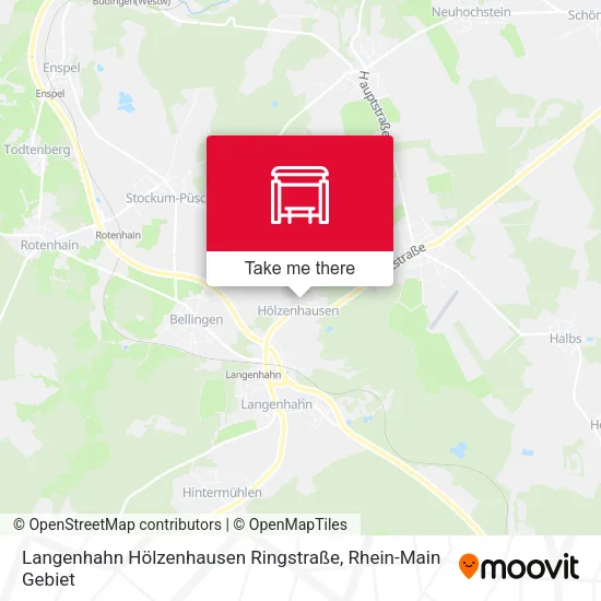 Карта Langenhahn Hölzenhausen Ringstraße