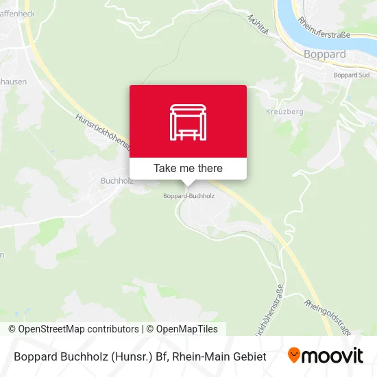 Карта Boppard Buchholz (Hunsr.) Bf