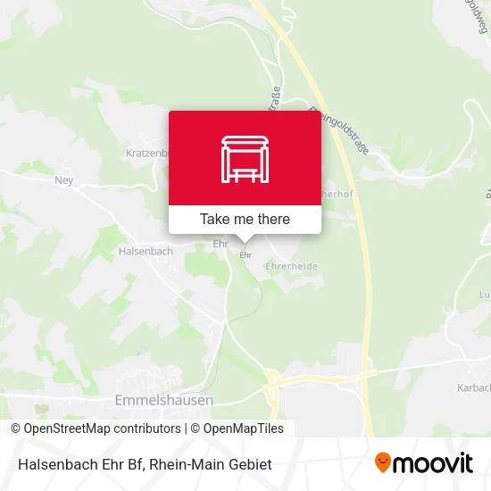 Halsenbach Ehr Bf map