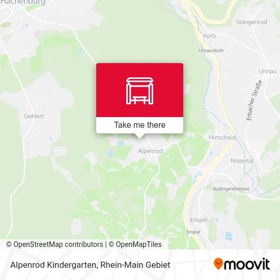 Alpenrod Kindergarten map