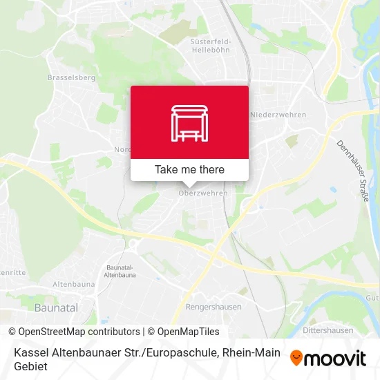 Kassel Altenbaunaer Str. / Europaschule map