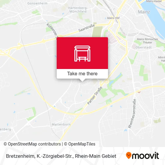 Карта Bretzenheim, K.-Zörgiebel-Str.
