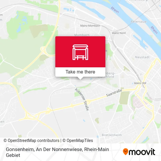 Карта Gonsenheim, An Der Nonnenwiese