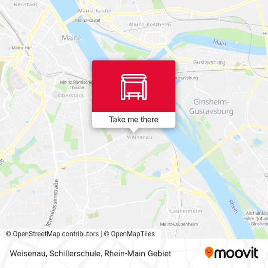 Карта Weisenau, Schillerschule