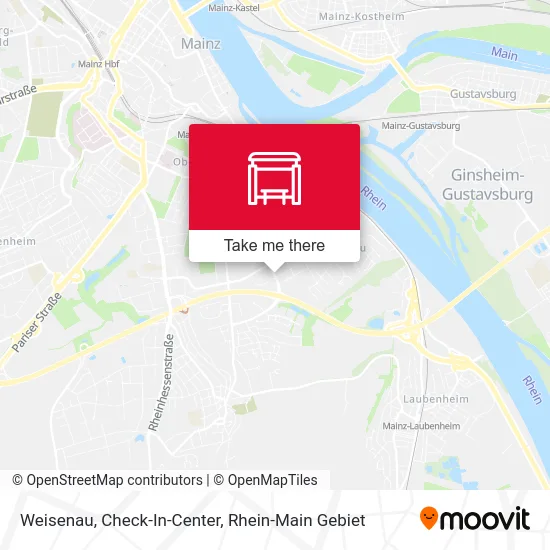 Weisenau, Check-In-Center map