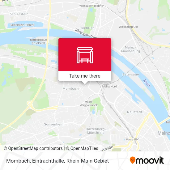 Карта Mombach, Eintrachthalle