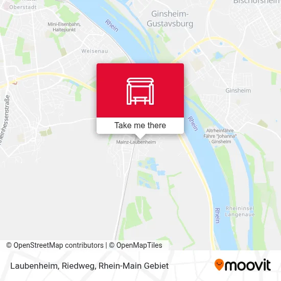 Laubenheim, Riedweg map