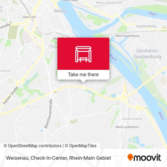 Weisenau, Check-In-Center map